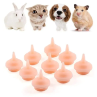 Silicone Pet Feeding Nipple For Dog Cat Hamster Birds Rabbits BABIES (ONLY NIPPLE)